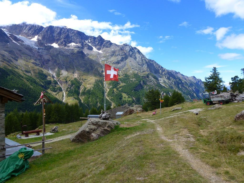 Haus Weideli, Dammstrasse 7 Villa Saas-Grund Eksteriør bilde